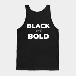 Black And Bold Tank Top